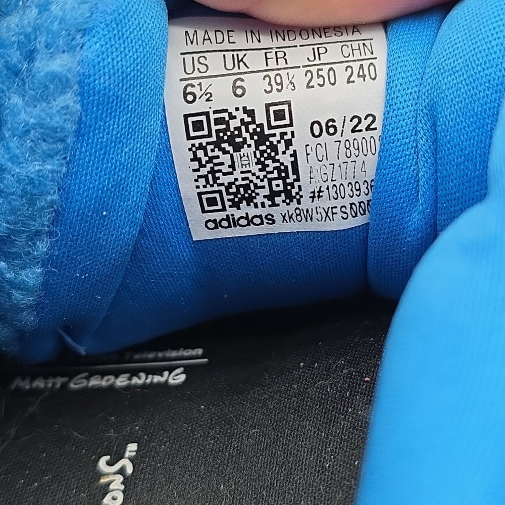Adidas Superstar‎ The Simpsons Marge Blue GZ1774 Men's 6.5 Women's 8 Rare 2022 - Picture 8 of 12
